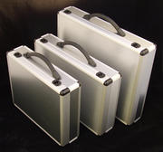 Clear Lid Aluminum Portfolio Case